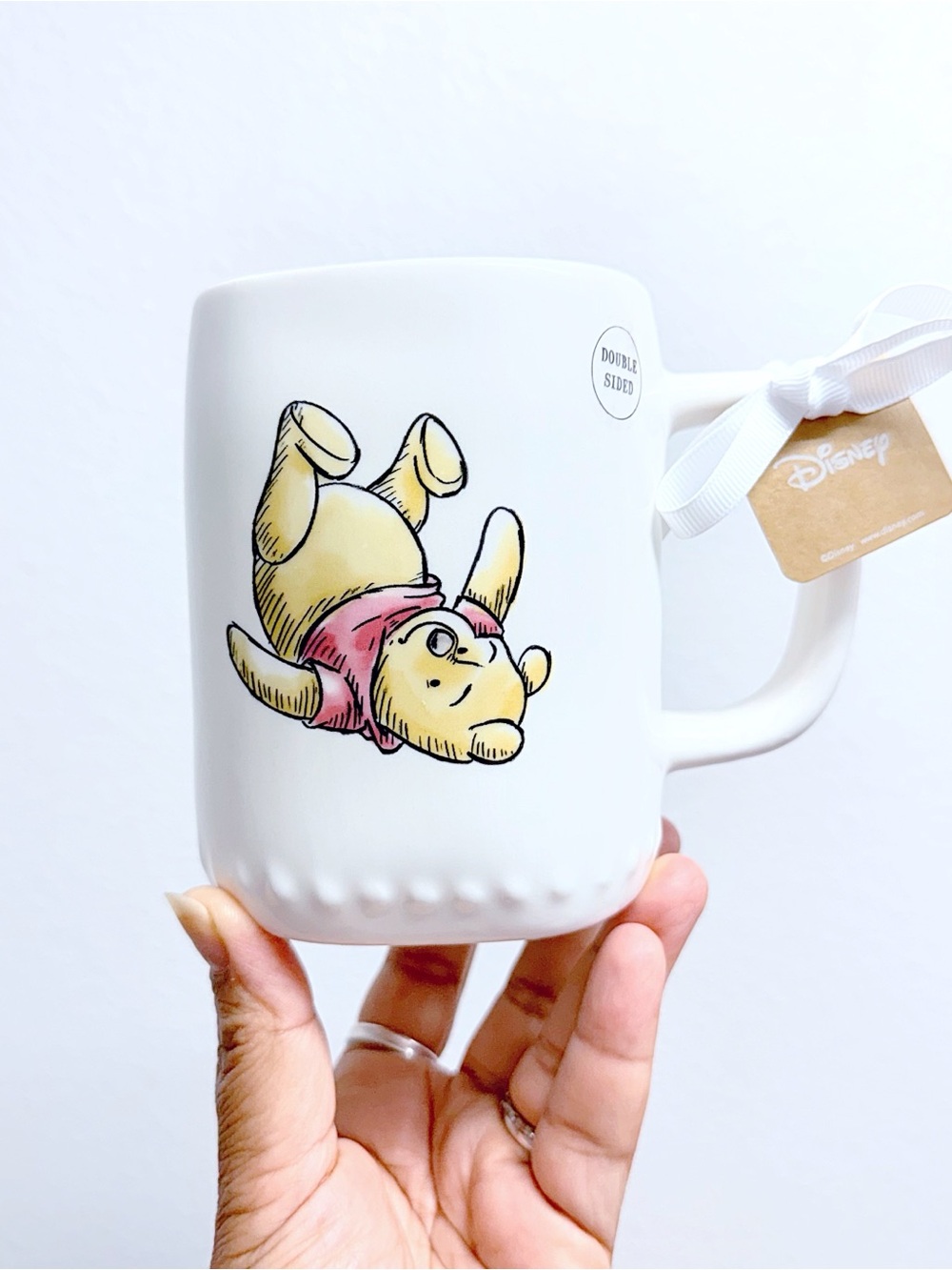 Rae Dunn X Disney Winnie the Pooh OH BOTHER White and Yellow Mug